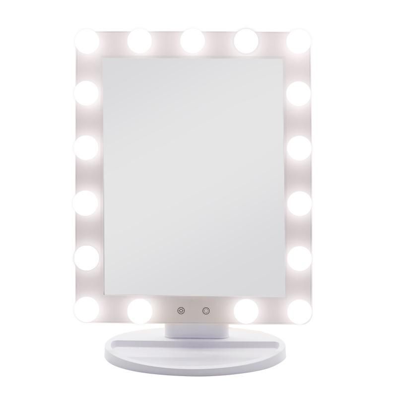 Home Decoration Makeup Tool New Items Glass Furniture Bling LED Mirror for Beauty Salon