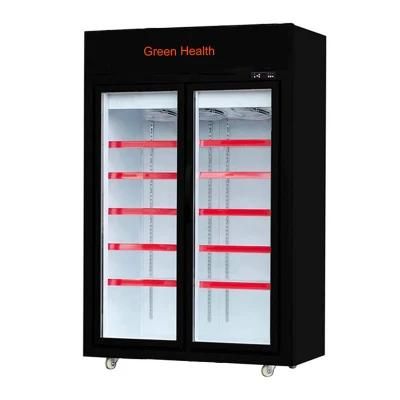 Commercial Refrigerator Upright Freezer with Glass Door Vertical Showcase Freezer