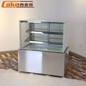 Price for High Quality Glass Ice Cream Cake Display Freezer Fridge Counter Cabinet