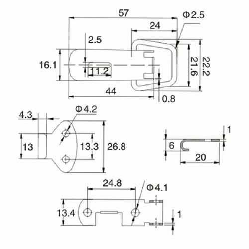 Stainless Steel Pull Action Toggle Latch