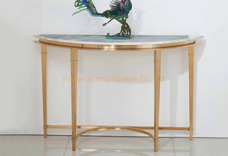 Hotel Modern White Side Table Hot Home Door Desk Furniture Console Table for Decoration