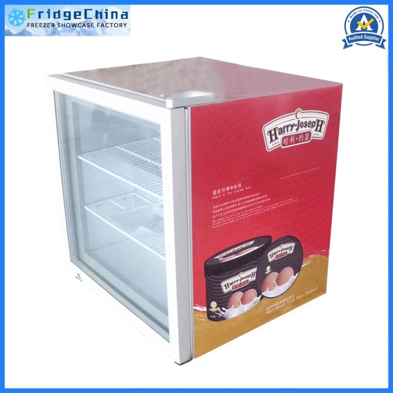 Glass Popsicle Display Showcase Ice Cream Freezer