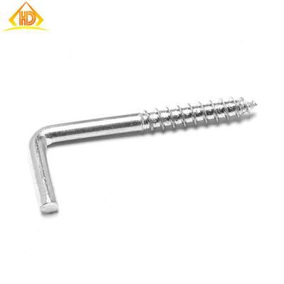 St4.2 St4.5 St4.6 St4.8 U Type J L I Eye Hook Bolt Galvanzied SUS304 316 Black Oxide Wood Floor Wall Furniture L Screw