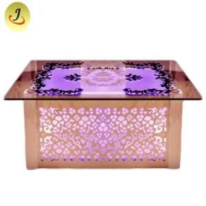 Modern Square Design LED Table for Wedding