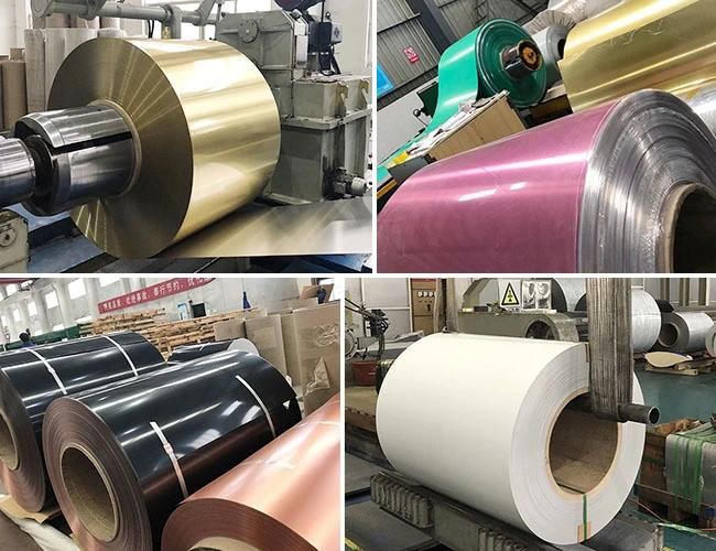 1050 1060 3003 5005 5052 Color Coated Aluminum Strip