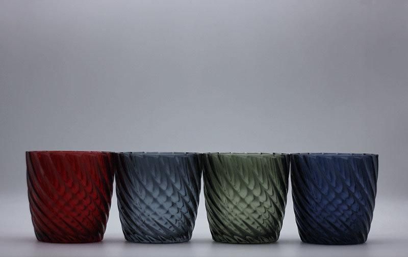 T-Light Customized Glass Candle Holder in Different Patterns and Sizes for Decoration