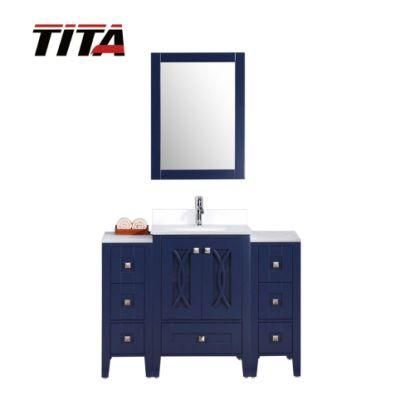 Frost Tempered Glass Bathroom Vanity T9315-48b