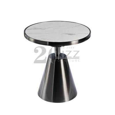 European Stylish Living Room Furniture Trung Koni Black Steel Leg Coffee Table