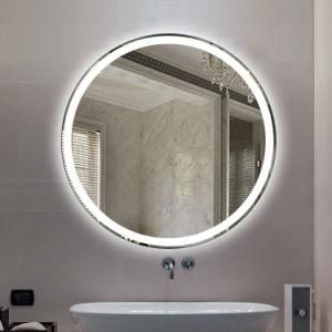 Metal Frame 5mm Thickness Eco-Friendly Glass Mirror Wall-Mounted Round Bathroom Mirror for Home Decor
