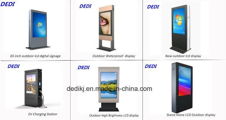 Dedi 21.5inch Capacitive Touch LCD Transparent Showcase for Advertising