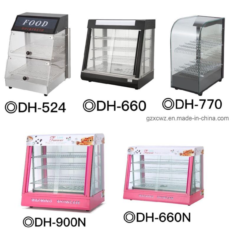 Commercial Kitchen/Equipment Glass Electric Display Showcase Food Warming Showcase