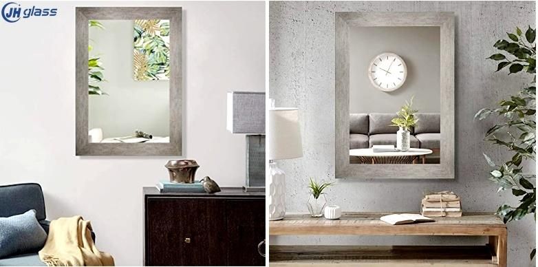 Vanity Mirror with PS Frame Waterproof and Moisture-Proof Wall-Mounted Home Decoration Framed Mirror Makeup Mirror