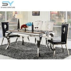Modern Furniture Dining Table Chair Metal Restaurant Dining Table