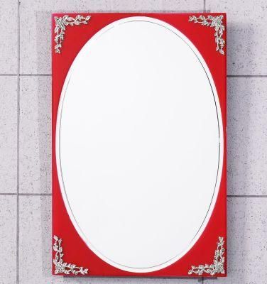 Cheap Price Morden Home Bathroom Relief Resin Mirror