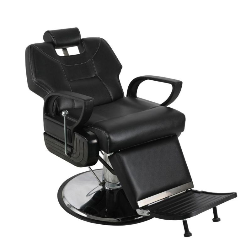 Hl-9223 Salon Barber Chair for Man or Woman with Stainless Steel Armrest and Aluminum Pedal