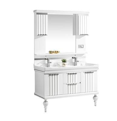 Modern Bathroom Vanities Double Sink Waterproof Bathroom Cabinet