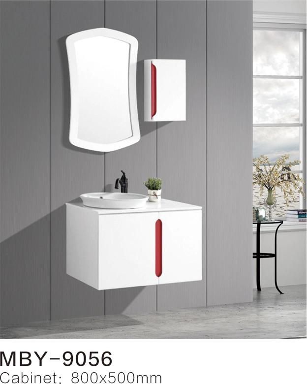 Bathroom Cabinet with Glass Basin