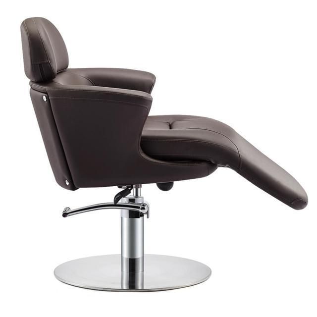 Hl-7273A Salon Barber Chair for Man or Woman with Stainless Steel Armrest and Aluminum Pedal