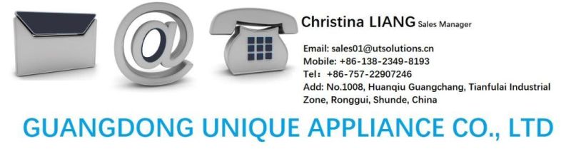 Double Glass Door Display Refrigerator Commercial Showcase