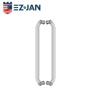 Stainless Steel Polished Double Side Tempered Glass Door Pull Handles