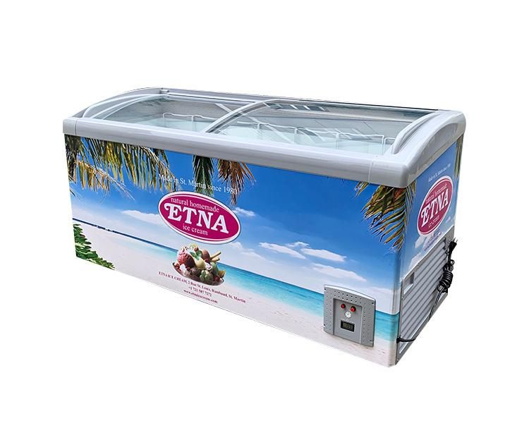 Chest Type Sliding Glass Door Gelato Ice Cream Showcase SD/Sc-418y