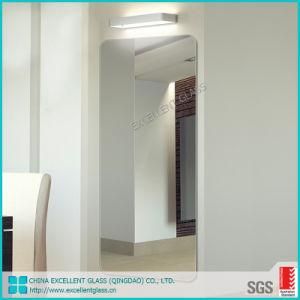 5mm 6mm Frameless Mirror Glass Full Length Wall Mounted Dressing Mirror