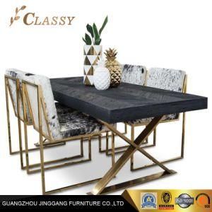 Luxury Furniture Wood Dining Table for Living Room Furniture