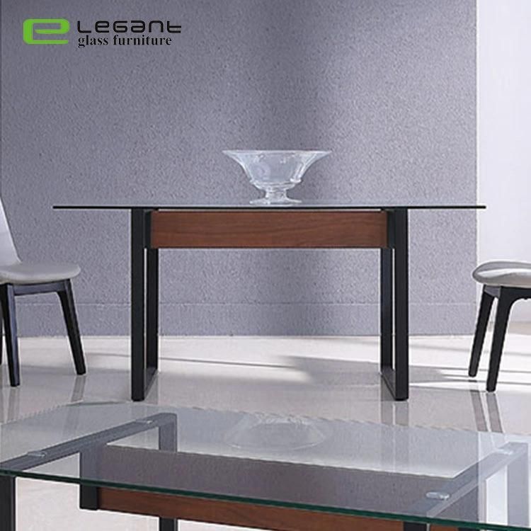 12 Mm Thick Glass Side Table Furniture with Plywood