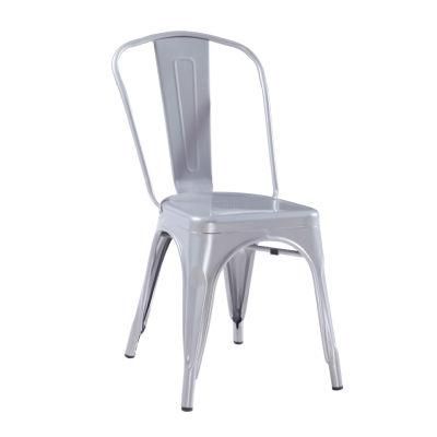China Wholesale Simple Design Home Hotel Dining Room Living Room Chair Metal Dining Chair