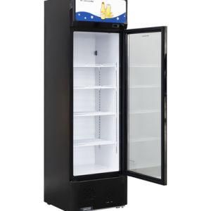 Large Glass One Door Dynamic Cooling Grocery Shop Refrigerated Showcase