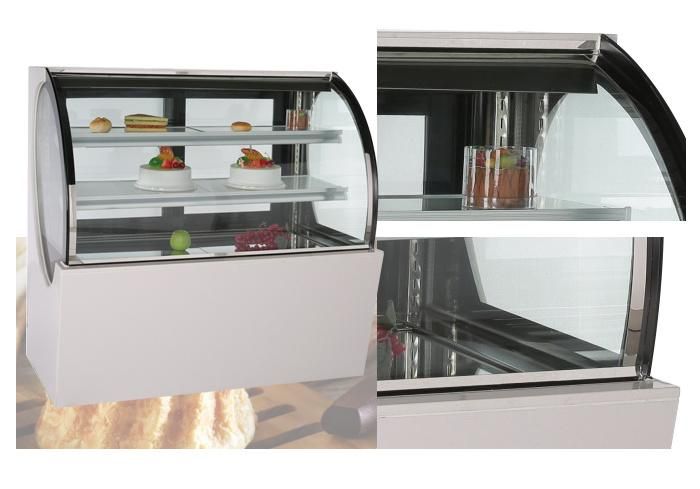 Commercial Cake Refrigeration Display Chiller Showcase for Bakery Shop