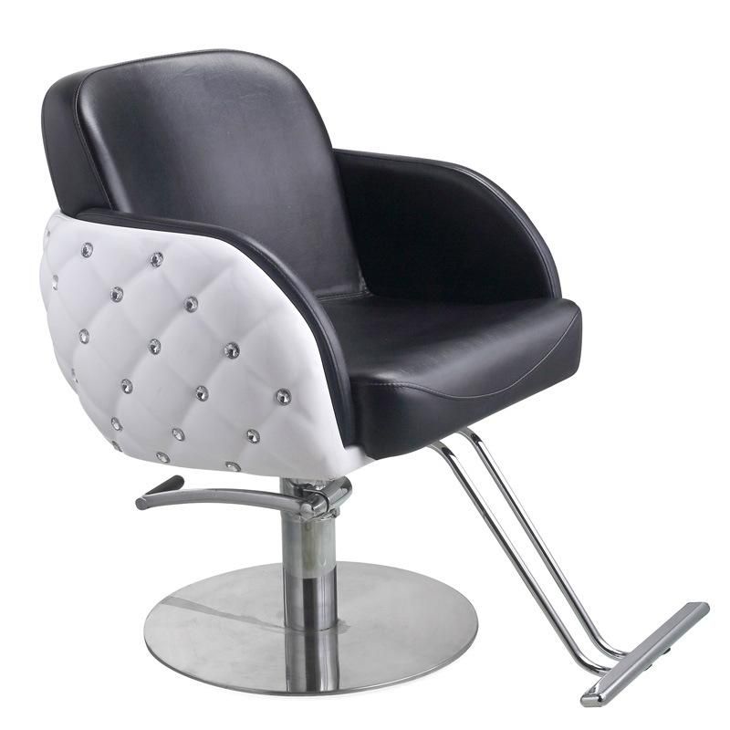 Hl-7271A Salon Barber Chair for Man or Woman with Stainless Steel Armrest and Aluminum Pedal