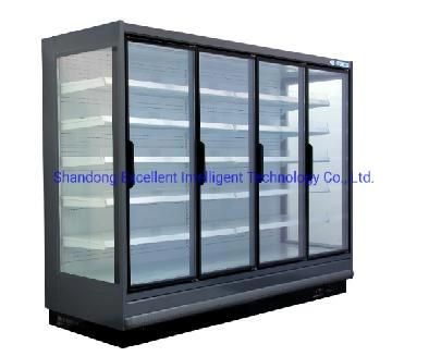 Frozen Commercial Beverage Fridge Dmw Vertical Glass Door Multideck Cabinet