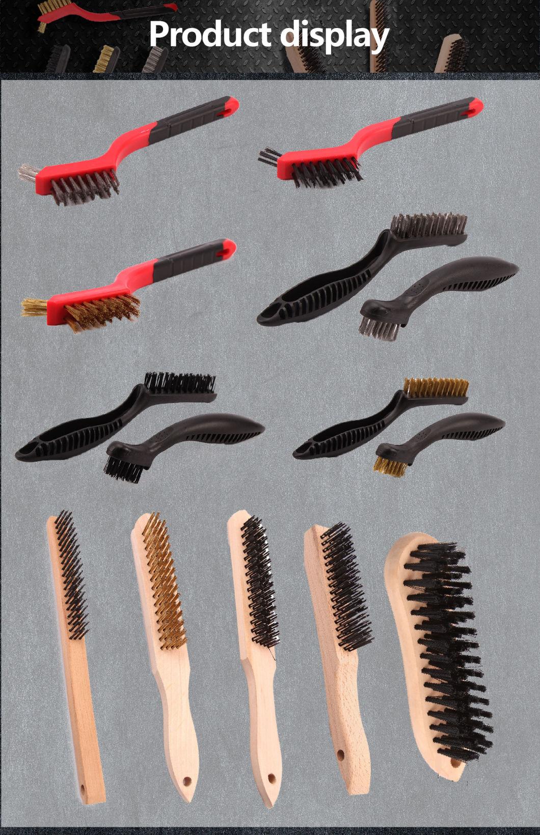 Cheap Price Industrial Wire Brush with Wood Handle Made in China