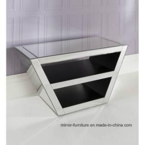 Trapezoid Simple Mirrored Home Furniture TV Cabinet