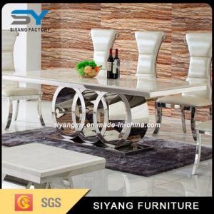 Hot Selling Big Marble Dining Table for Home Furniture