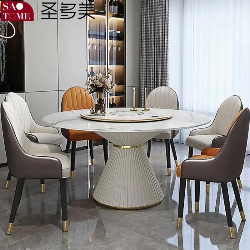 Modern Home Carton Packed Dia135cm, Dia150cm, Dia160cm Glass Dining Table