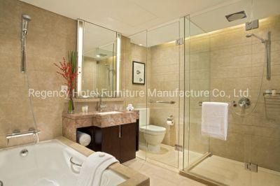 Wholesale Hotel Bedroom Furniture Hotel Bathroom Vanity Cabinet and LED Mirror for Sale