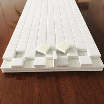 Glass Protector White EVA Rubber Foam Pads Glass Protector Mat with Cling Foam with 18*18*3+1mm