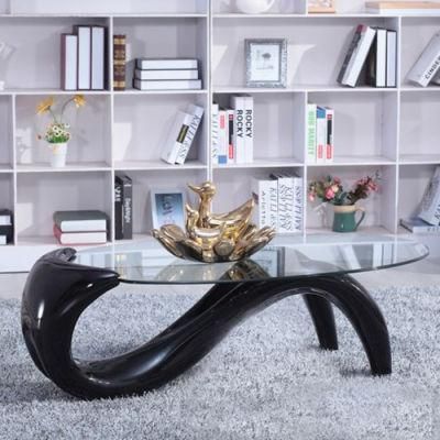 Bespoken Hotel Furniture Steel Glass Exotic Coffee Tea Table Design