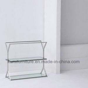 Stainless Steel Display Set with Tempered Glass