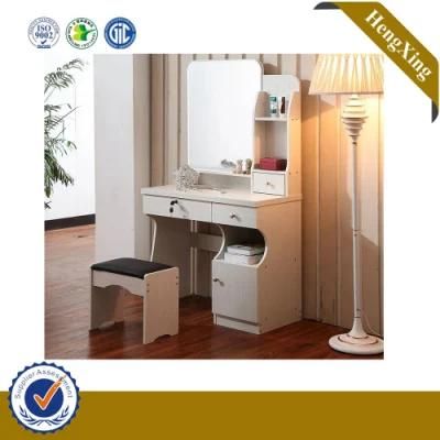 Wholesale Home Decoration Hotel Bedroom Furniture Set Glass Vanity Dresser Cabinet Mirror Dressing Table