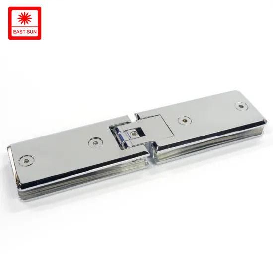 Decorative Brass Adjust Rectangle 180 Degree Cardine Cabinet Hinge Glass to Glass Door Hardware, Glass Hinge for Shower Room (ASH-503)