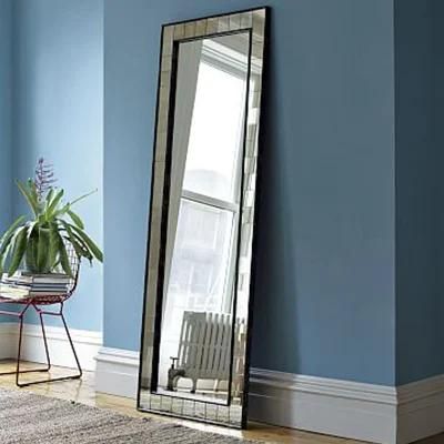 Simple Modern Square Full Body Floor Mirror Dressing Mirror