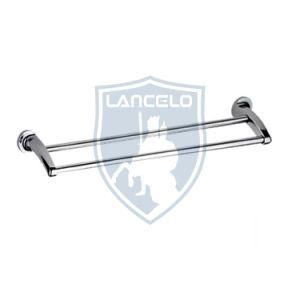 Bathroom Accessories Zinc Chrome Finishing Double Towel Bar