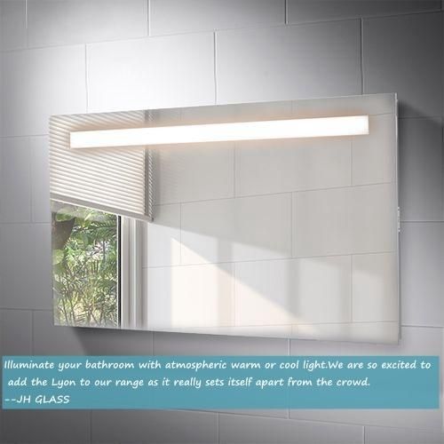 Bathroom Wall Mounted LED Illuminated Mirror with Dimmer