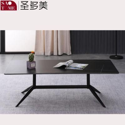 Modern Living Room Furniture Light Luxury Leisure Furniture Slate/Marble Coffee Table