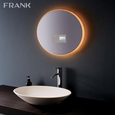 Multi-Function Smart LED Light Round Bathroom Mirror