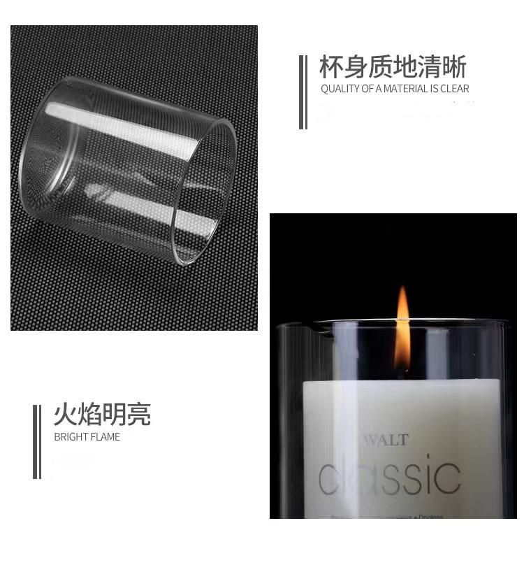 Wholesale Cheap Clear Cylinder Tube Jar Wedding Decoration Romantic Glass Candle Holder for Christmas House Party