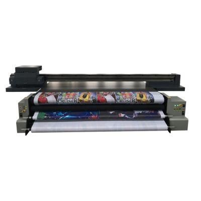 Ntek 3321r Flatbed with Roll to Roll UV Printing Phone Case